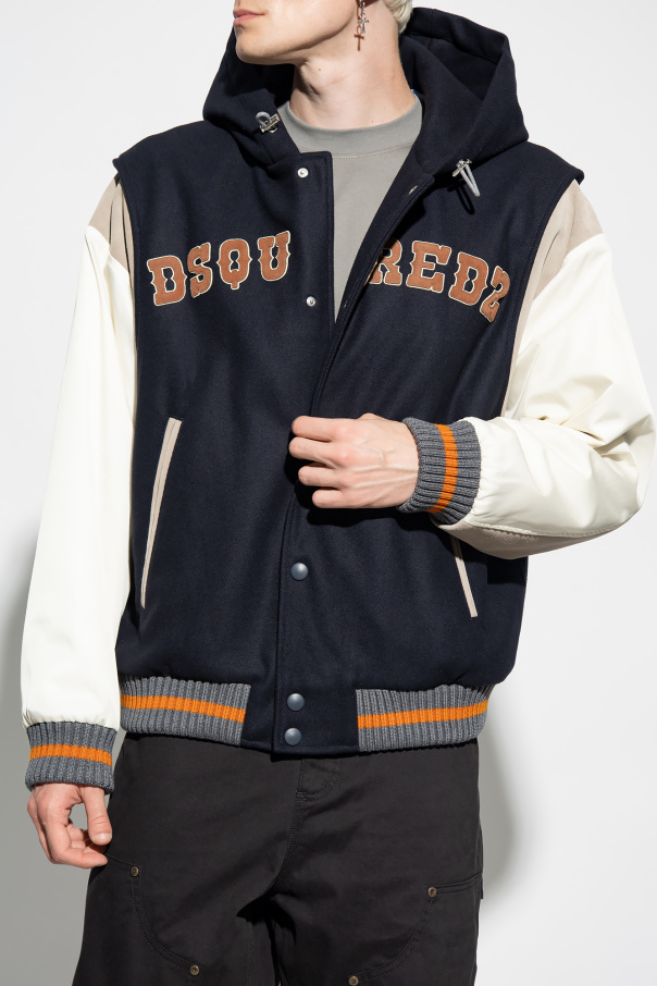 【SATIIIZ】RAVE Cotton Short Bomber Jacket SCREENSHOT-S51051 Hip-Hop Hooded Water Resistant Windbreaker